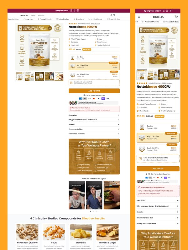 Supplement Product Page – High-Converting Health & Wellness Template (GemPages) product image (1)