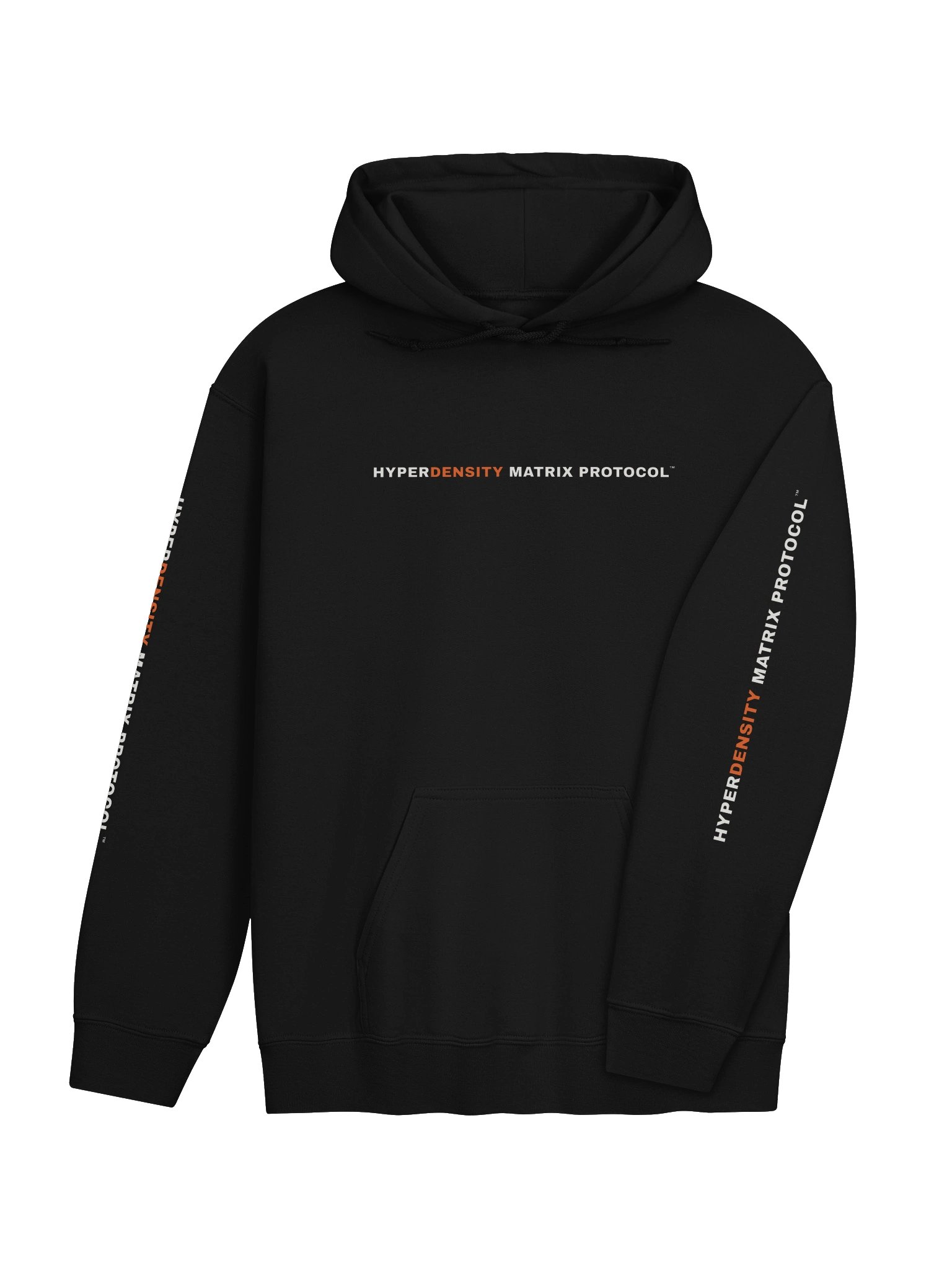 The Hyperdensity Matrix Protocol™ Logo Hoodie (Sleeve Print) product image (4)