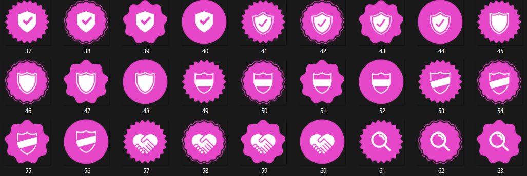 Super Huge PINK Role Icon Pack product image (2)