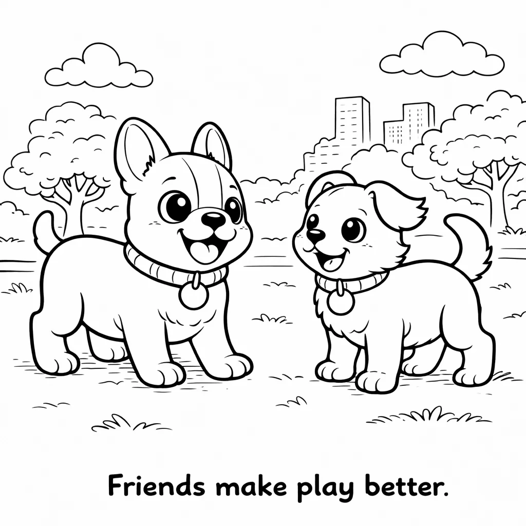 Buddy the French Bulldog’s Happy Day Coloring Book product image (5)