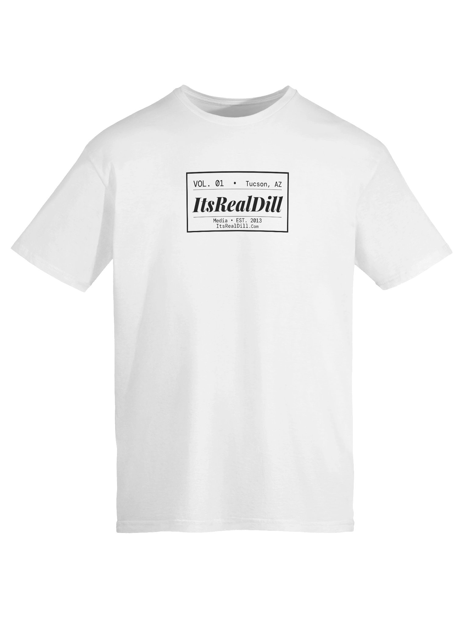 Center Design IRD Media White Newspaper Masthead Tee product image (7)
