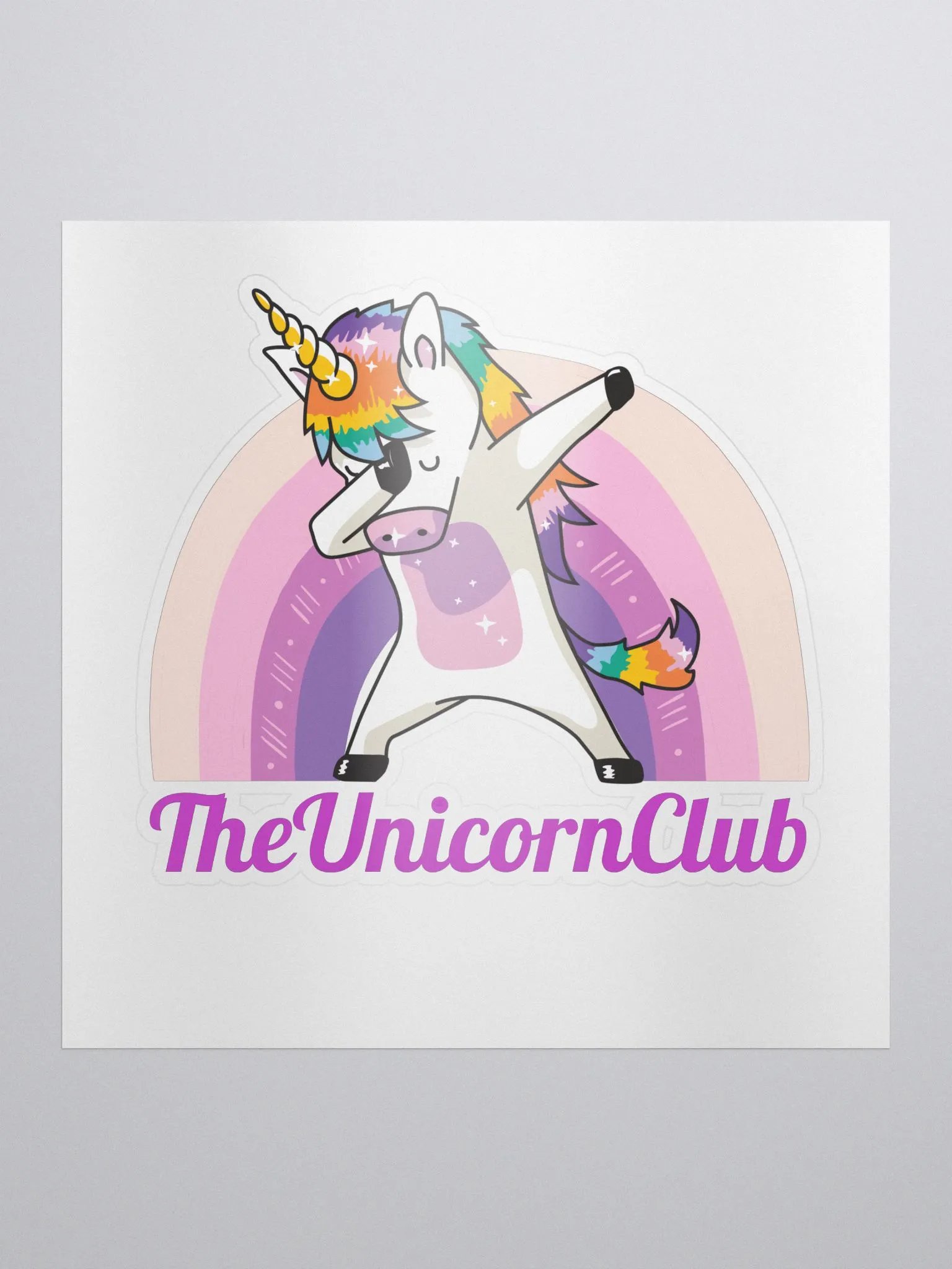 "The Unicorn Club" Sticker product image (1)