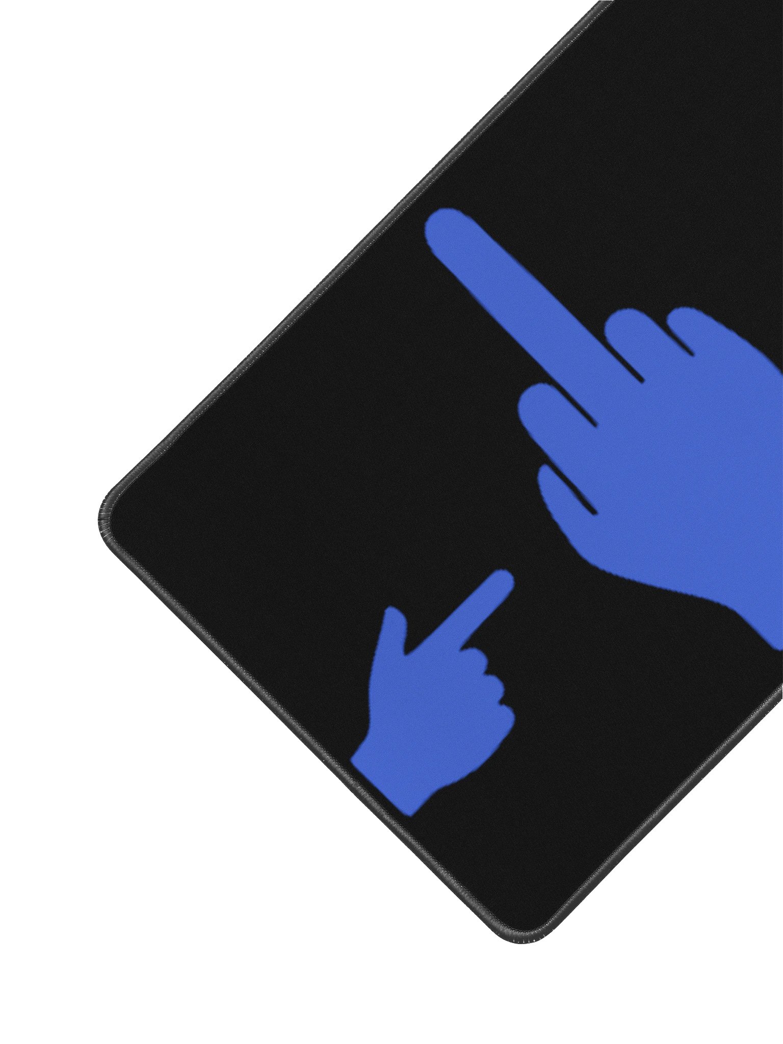 No ShopCo Middle Finger Desk Mat - Royal product image (2)
