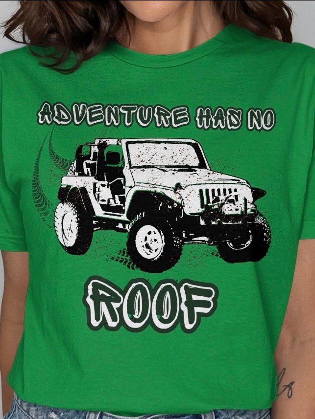 Adventure Has No Roof Off-Road Jeep SUV Mud Splattered Graphic Design Print Outdoor Enthusiast product image (6)