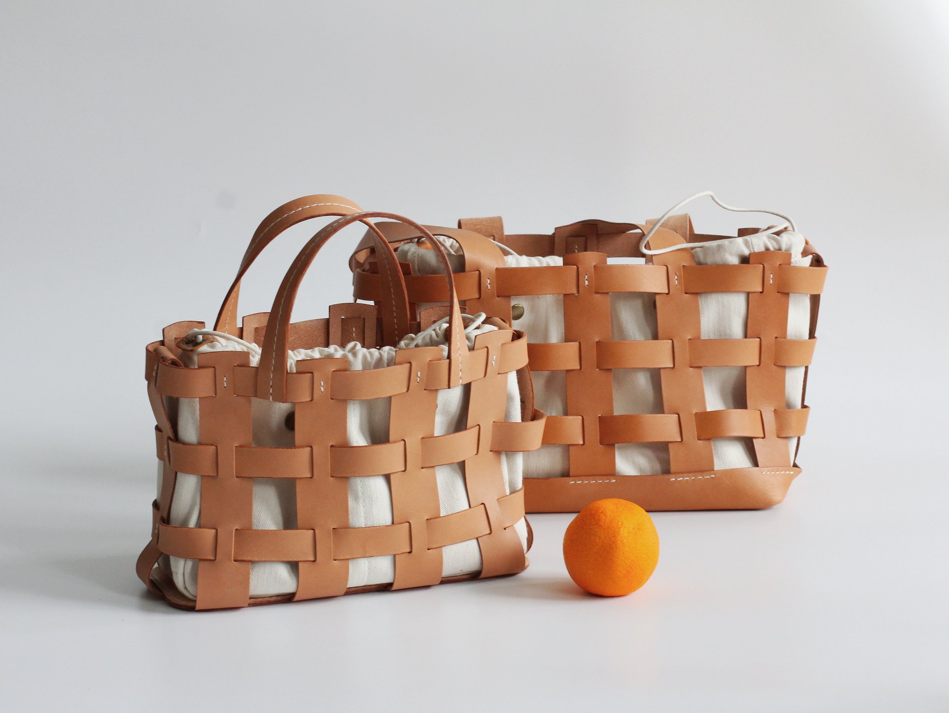 Vegetable Tanned Leather Caged Bag - Small product image (9)
