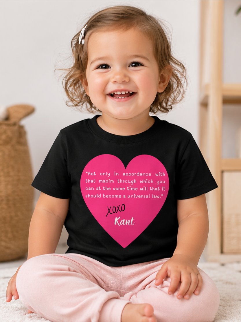 Kant's Categorical Imperative - Philosophy Toddler T-Shirt in Black product image (1)