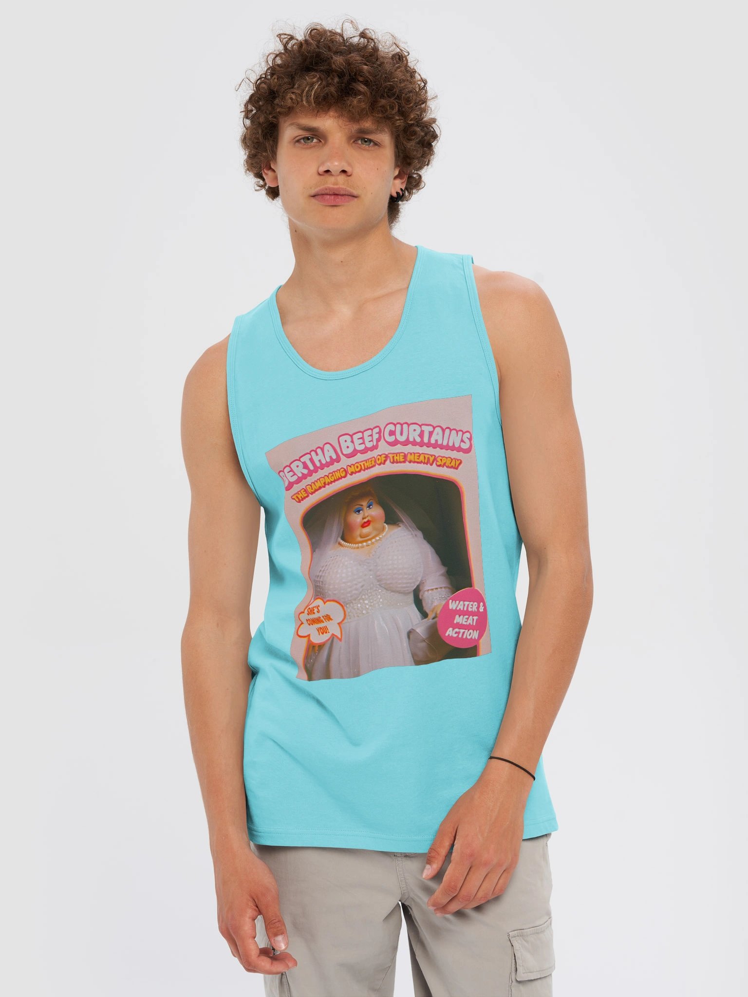 666 Toys | The OG Bertha Beef Curtains | Cotton Heritage Men's Premium Tank Top product image (1)