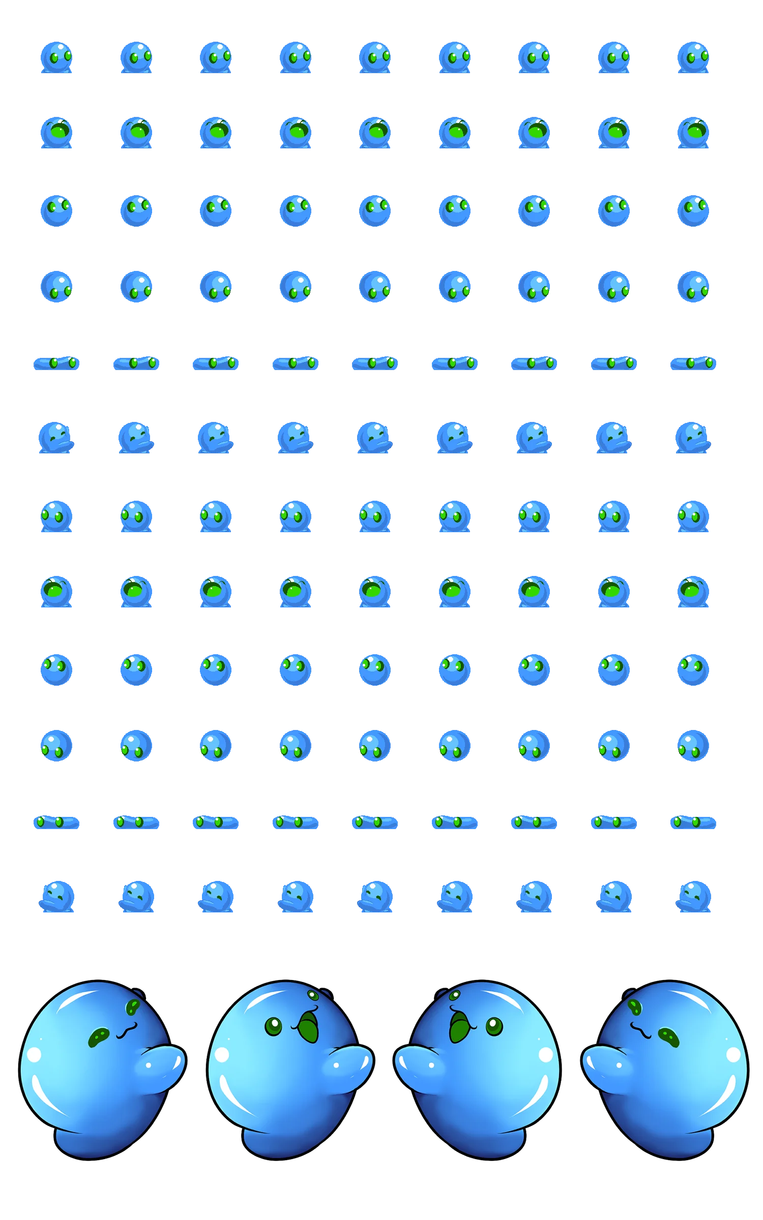 Bubbles Sticker Sheet BLUE product image (4)