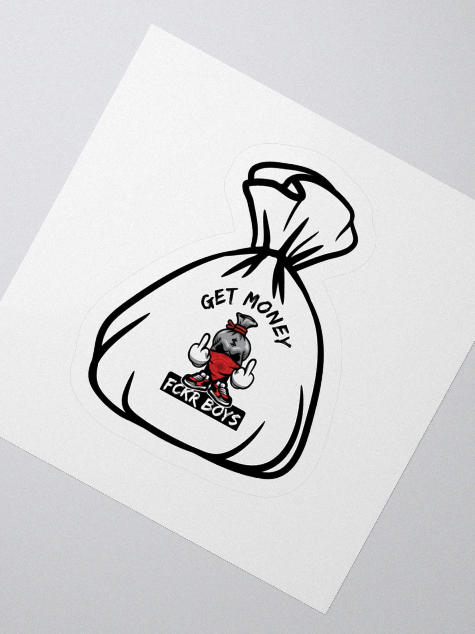 GET MONEY FCKR BOY Stickers product image (4)
