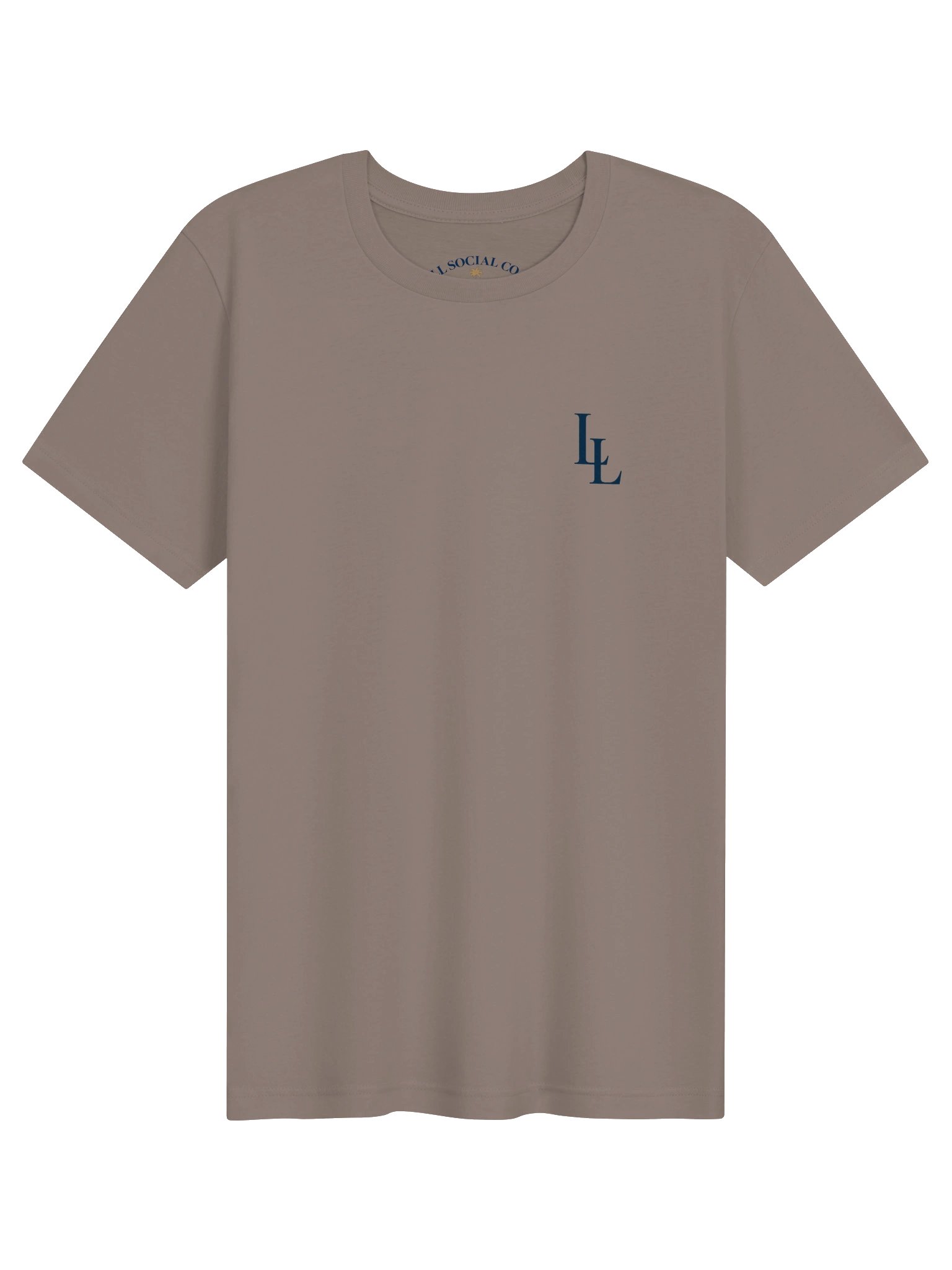 LL Social Co. Carrick Bend Essential Tee — Navy product image (10)
