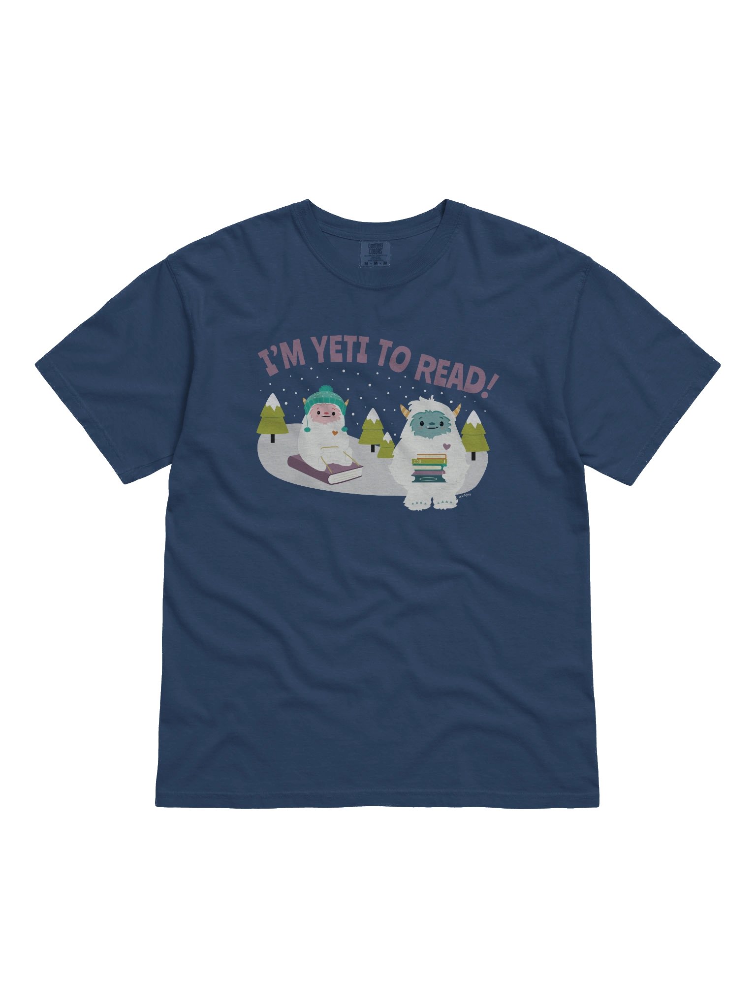 I'm Yeti to Read! Heavyweight T-Shirt product image (1)