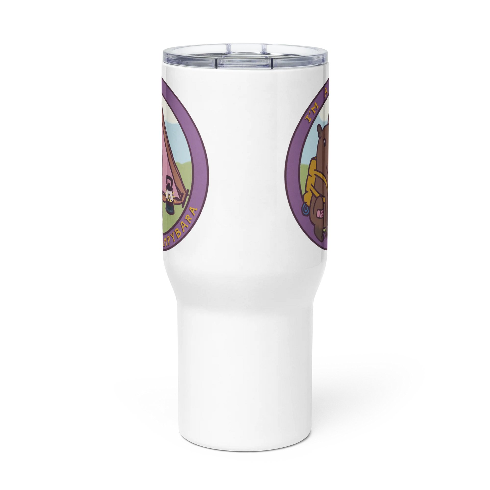 large travel mug : campybara logo product image (3)