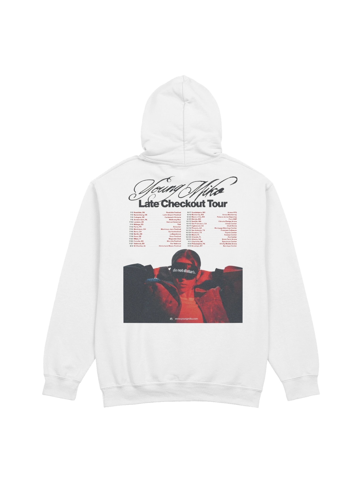 Young Miko Late Checkout Tour Merch Hoodie product image (2)