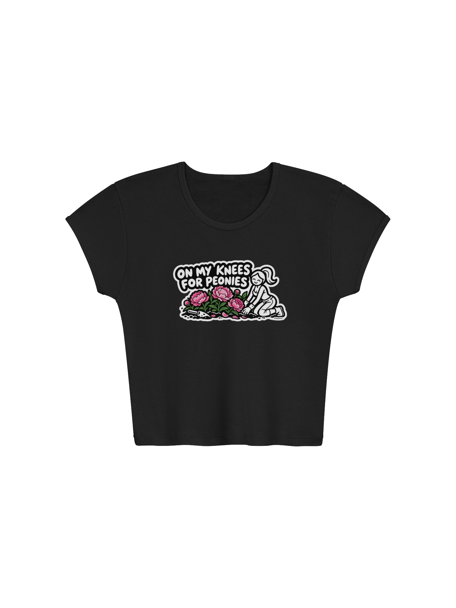 On My Knees for Peonies Crop Top product image (7)
