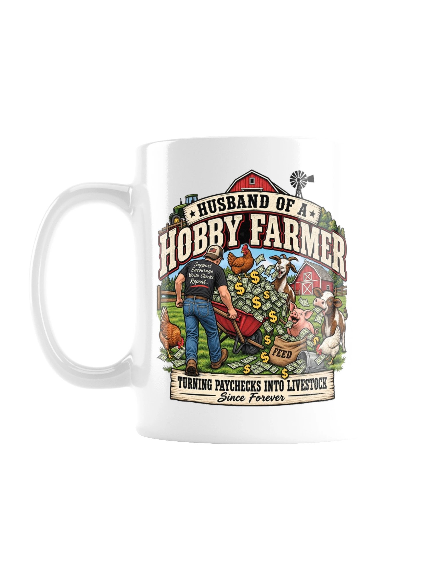 Husband of a Hobby Farmer Mug product image (1)