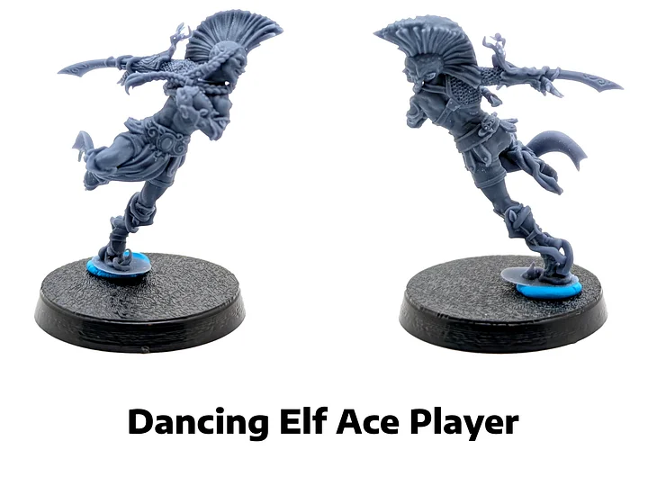 Dancing Elf Ace Player - Brutefun Miniatures product image (1)