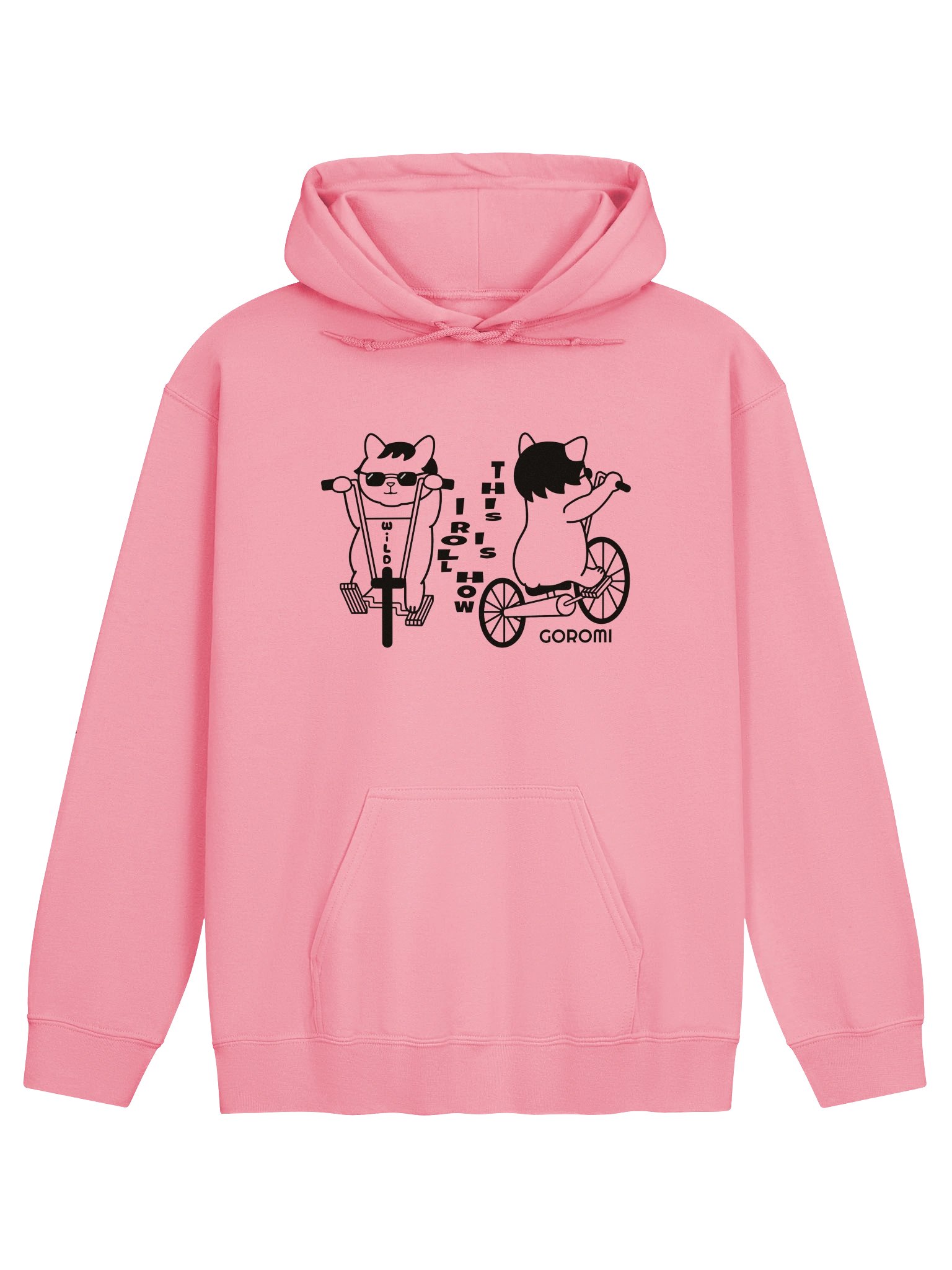 Goromi the Cat (Wild Biker) - Unisex Adult Hoodie product image (1)