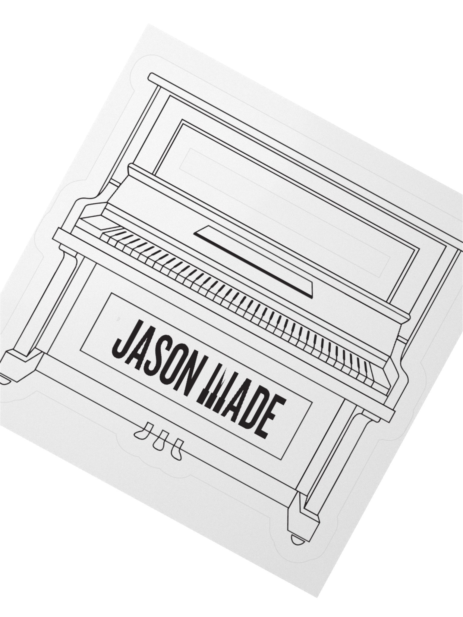 JASON MADE "PIANO ICON" STICKERS product image (5)