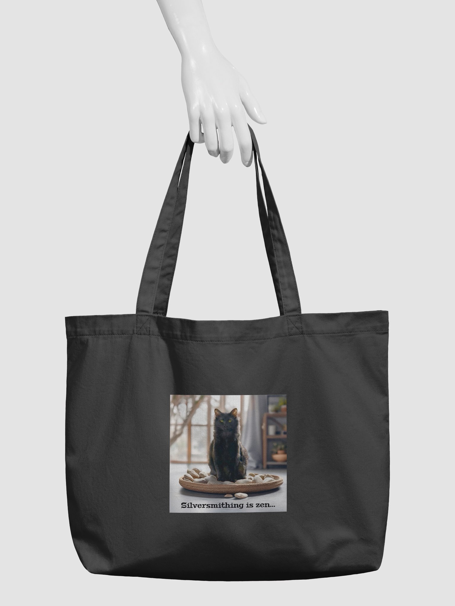 Silversmithing is zen tote bag product image (3)