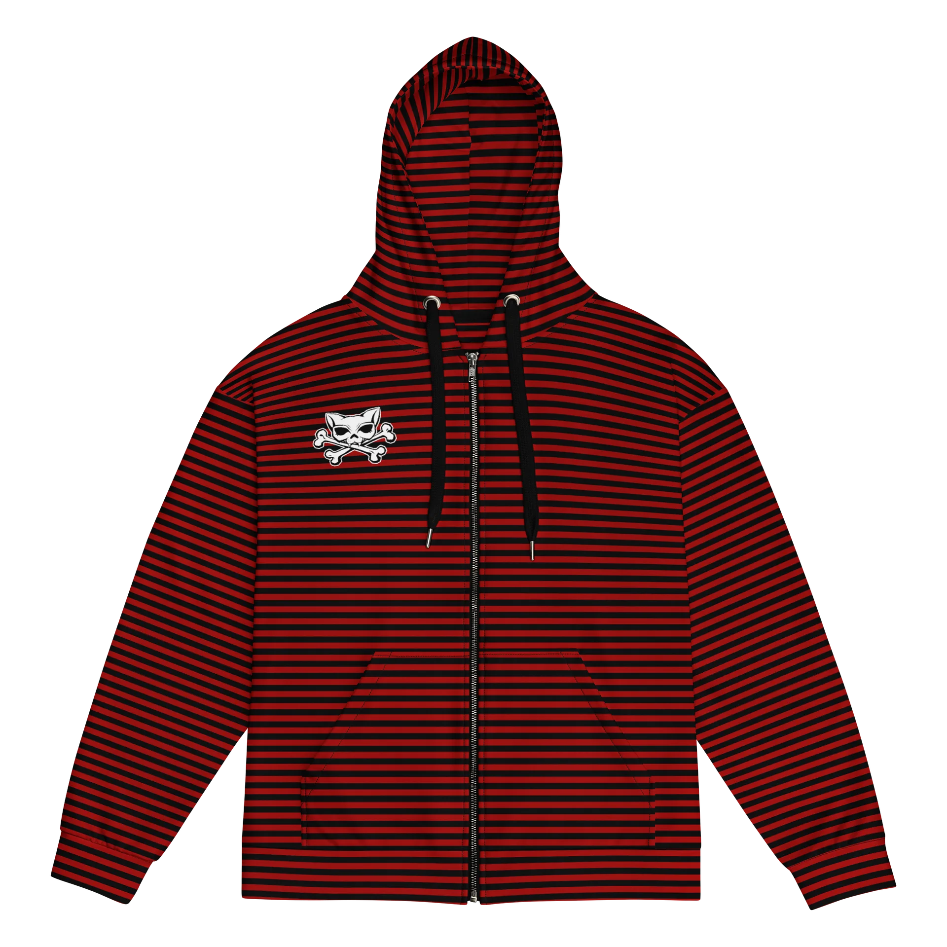 Blaque and Red Stripped Hoodie product image (1)