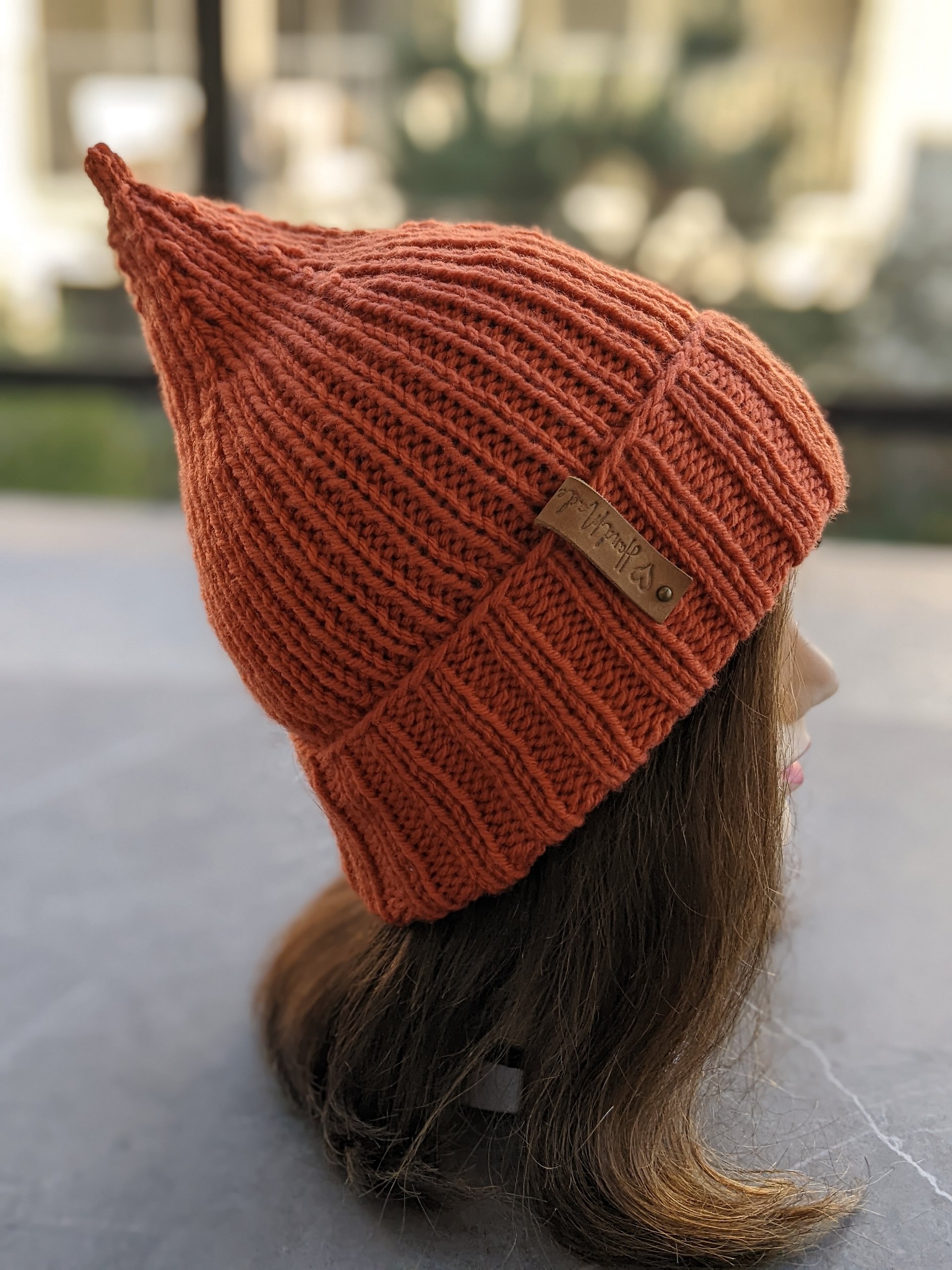 Knit Pumpkin Hat Pattern product image (6)