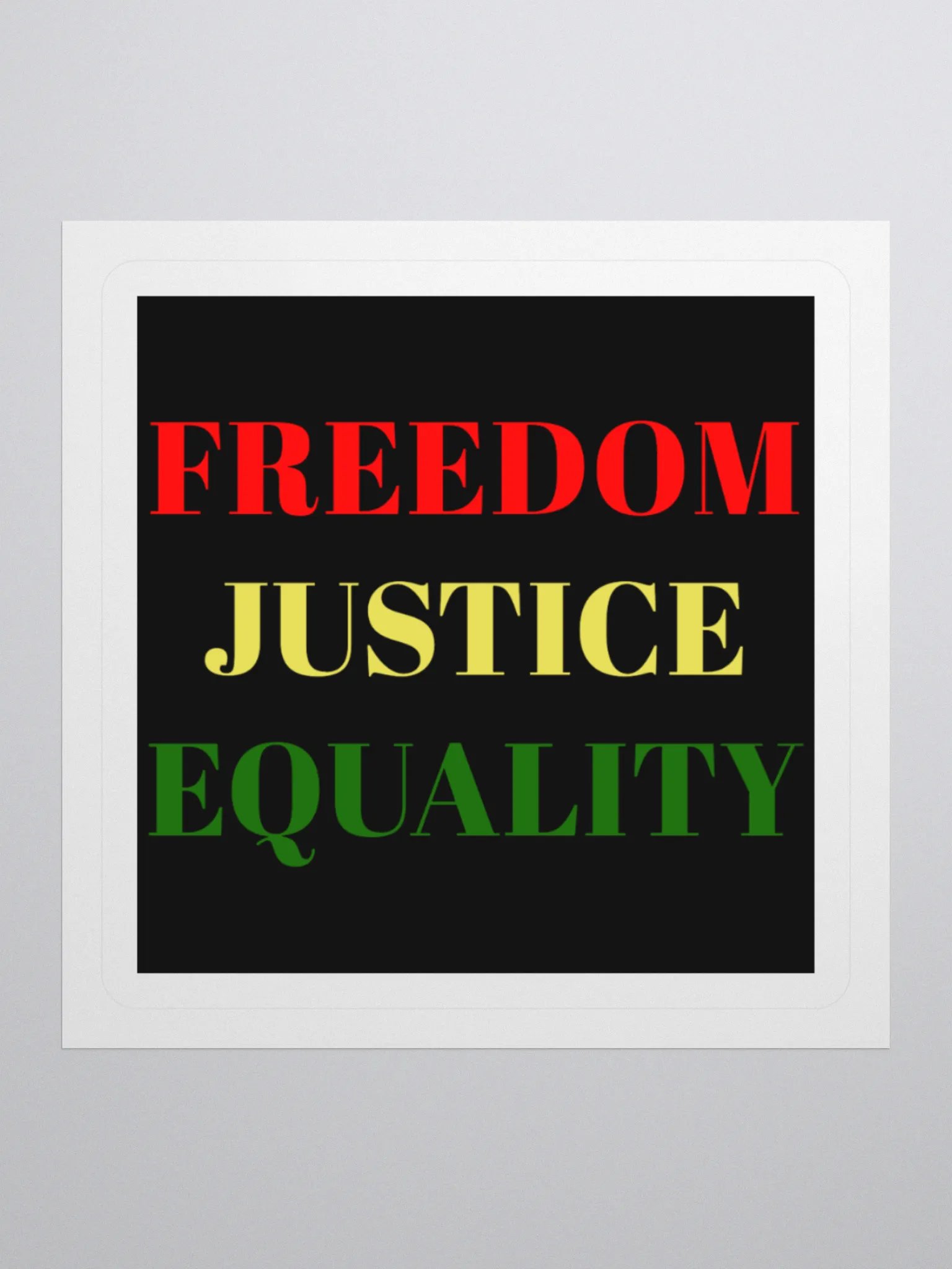 Freedom, Justice, Equality Sticker Set product image (2)