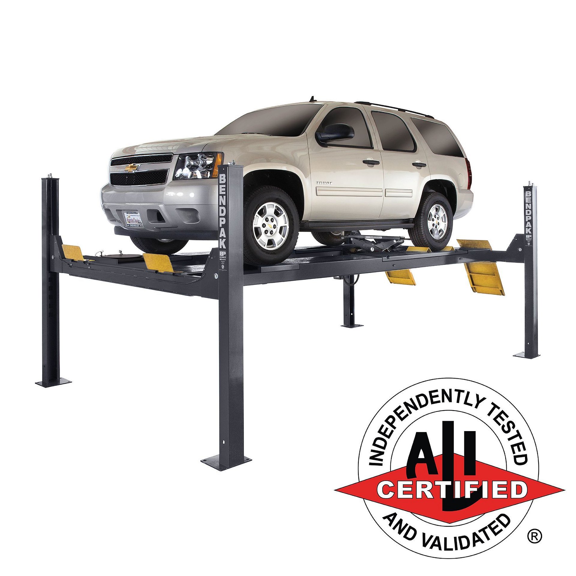 BendPak HDS-14LSXE Alignment Lift - 14,000-Lb Capacity - Limo Extended product image (1)