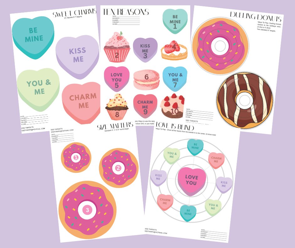 Valentine Target Bundle (Printable Download) product image (2)