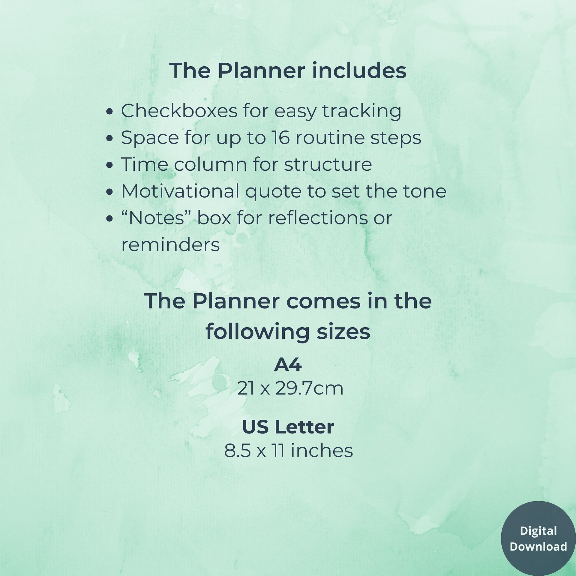 Morning Routine Planner product image (5)