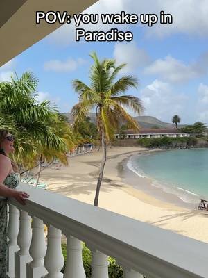POV: you wake up in paradise 🤩🏝️ I’m finally back at @thebuccaneerstcroix after dreaming about it for YEARS. This is one of my all-time FAVORITE resorts. 😍💃🏻🌊 #saintcroix #stx #caribbeanlife #caribbeanresort #caribbean 