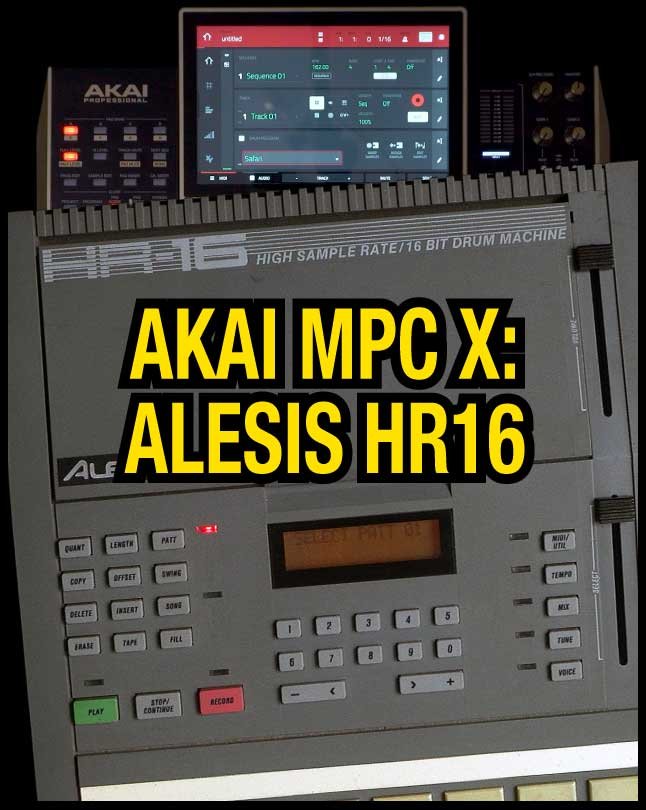 Akai MPC X: Alesis HR16 product image (1)