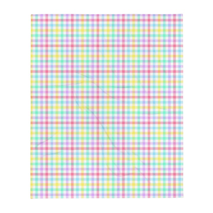 Dreamy Pastel Tartan Blanket product image (2)