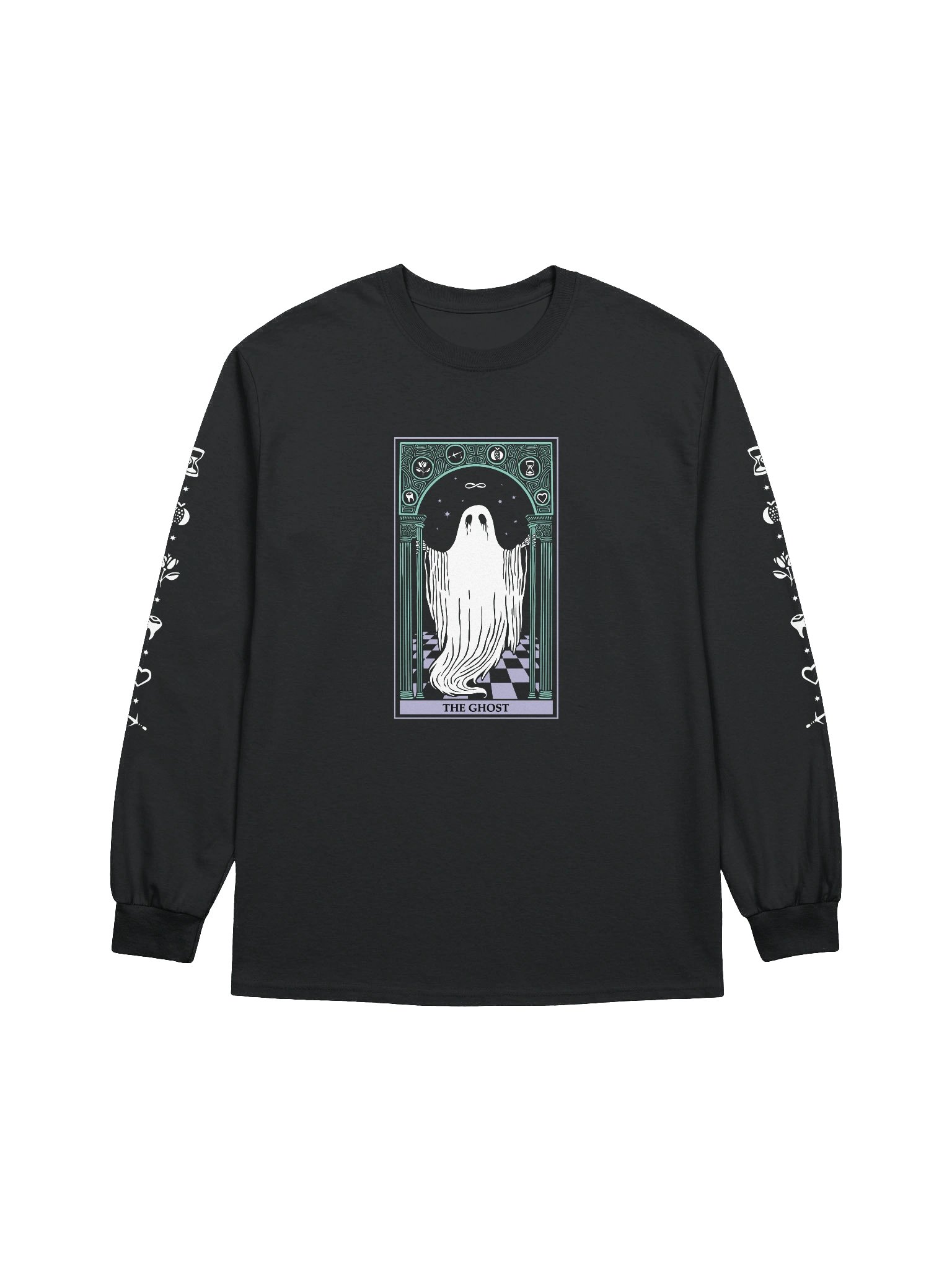 The Ghost Tarot Card Long Sleeve product image (1)