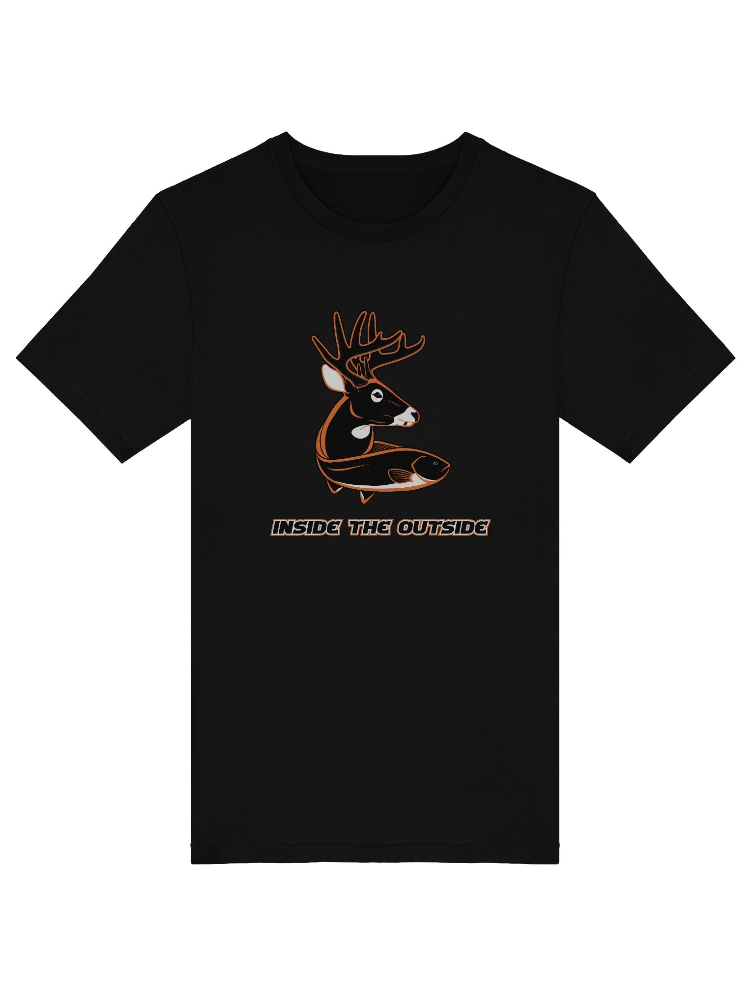 Soft Tee Orange Black Logo product image (41)