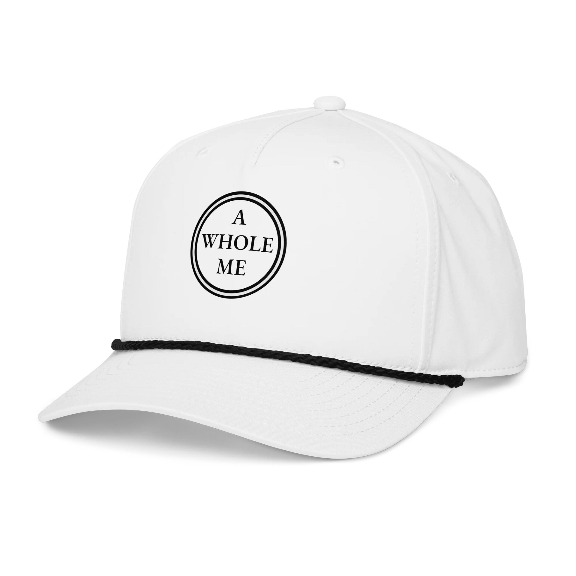 Retro Braided Visor Rope Cap - A WHOLE ME -BLK product image (3)