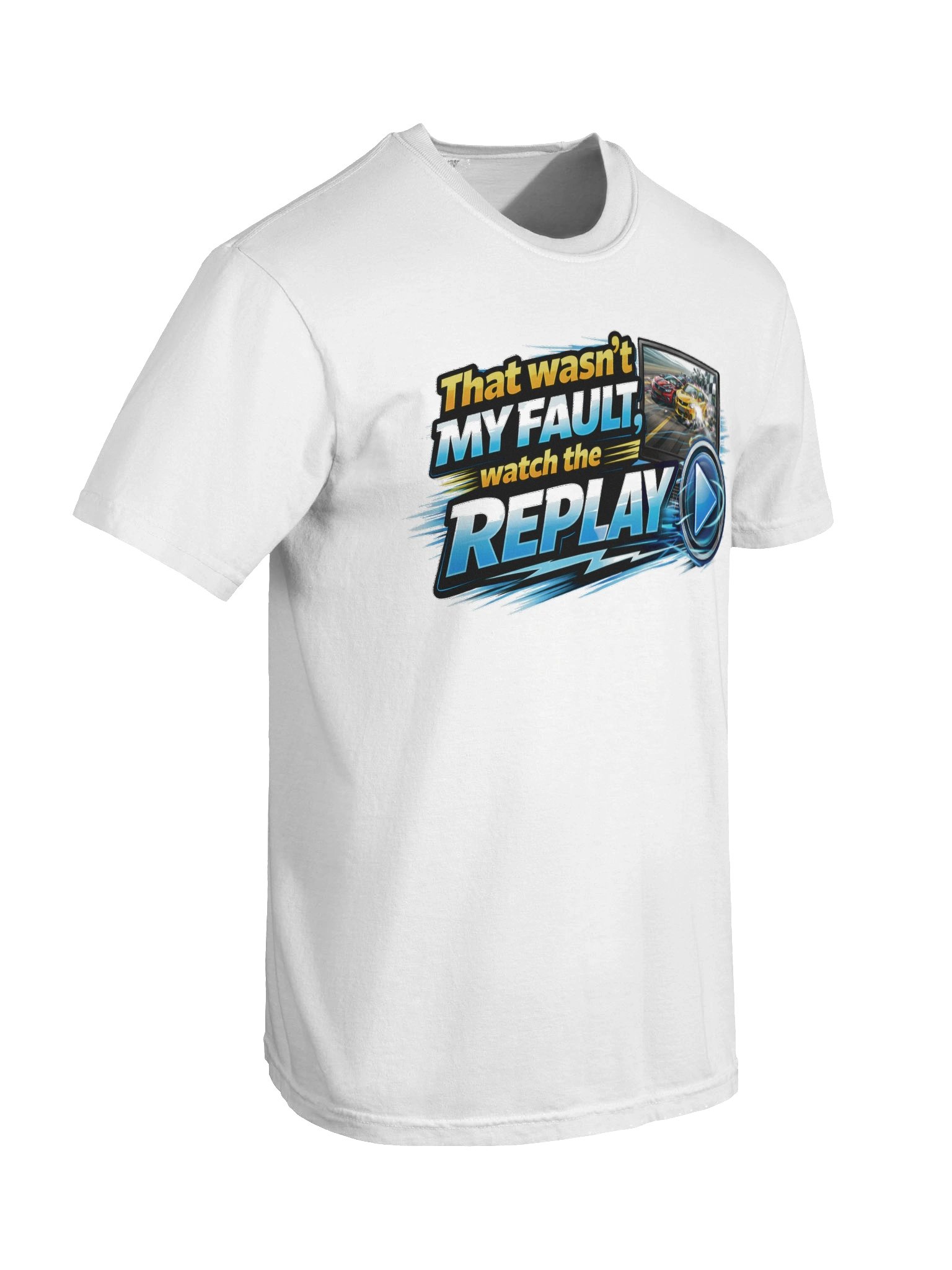 Watch the Replay – Sim Racing Tee product image (8)
