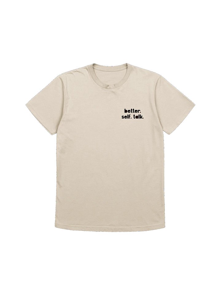 Better. Self. Talk. T-Shirt (Black & Red) product image (1)