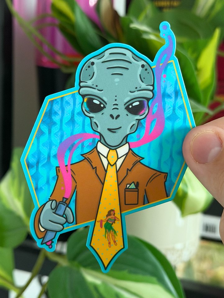 Quasar Sticker product image (2)