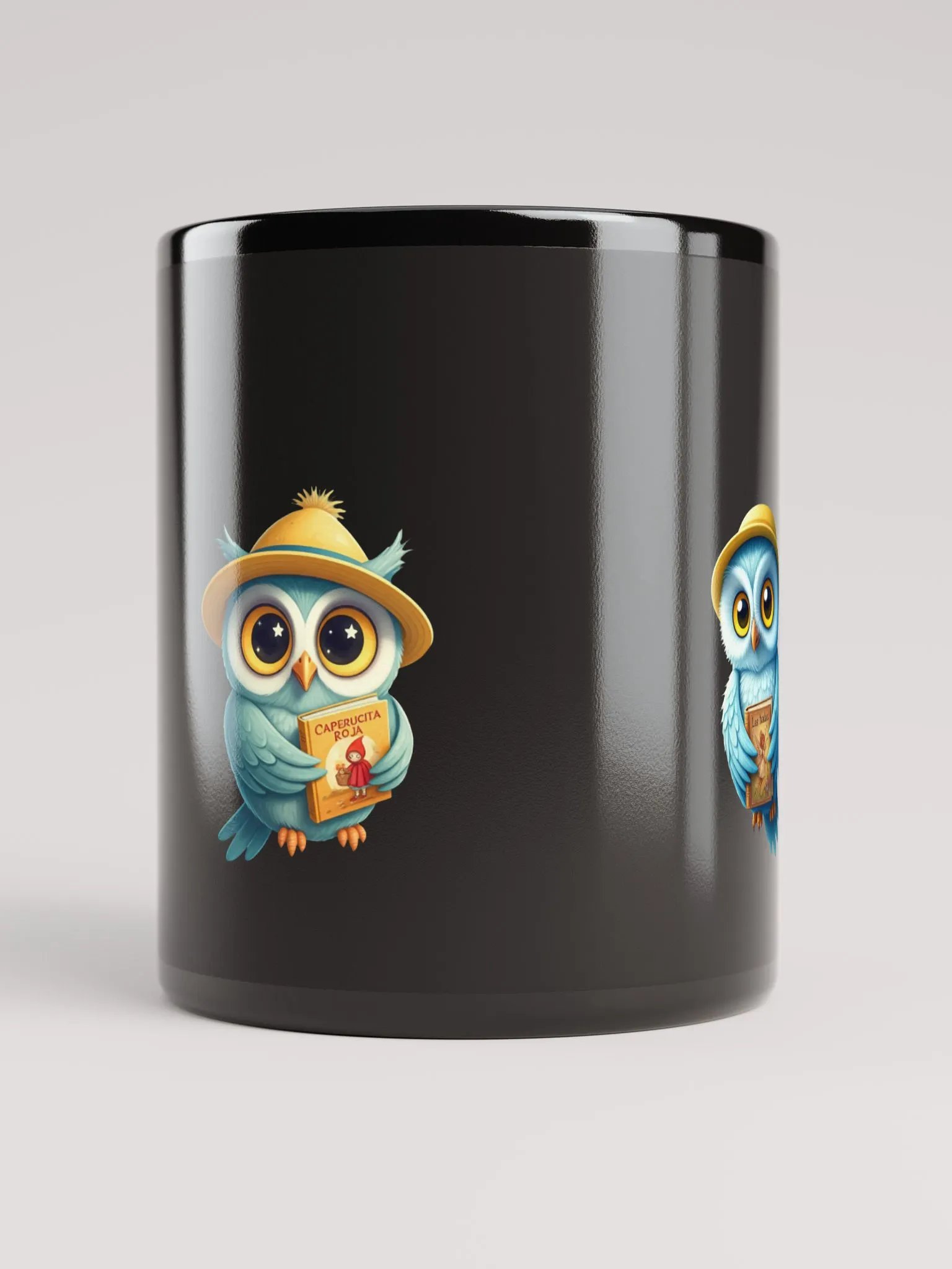 Whimsical Owl in Straw Hat Mug product image (3)