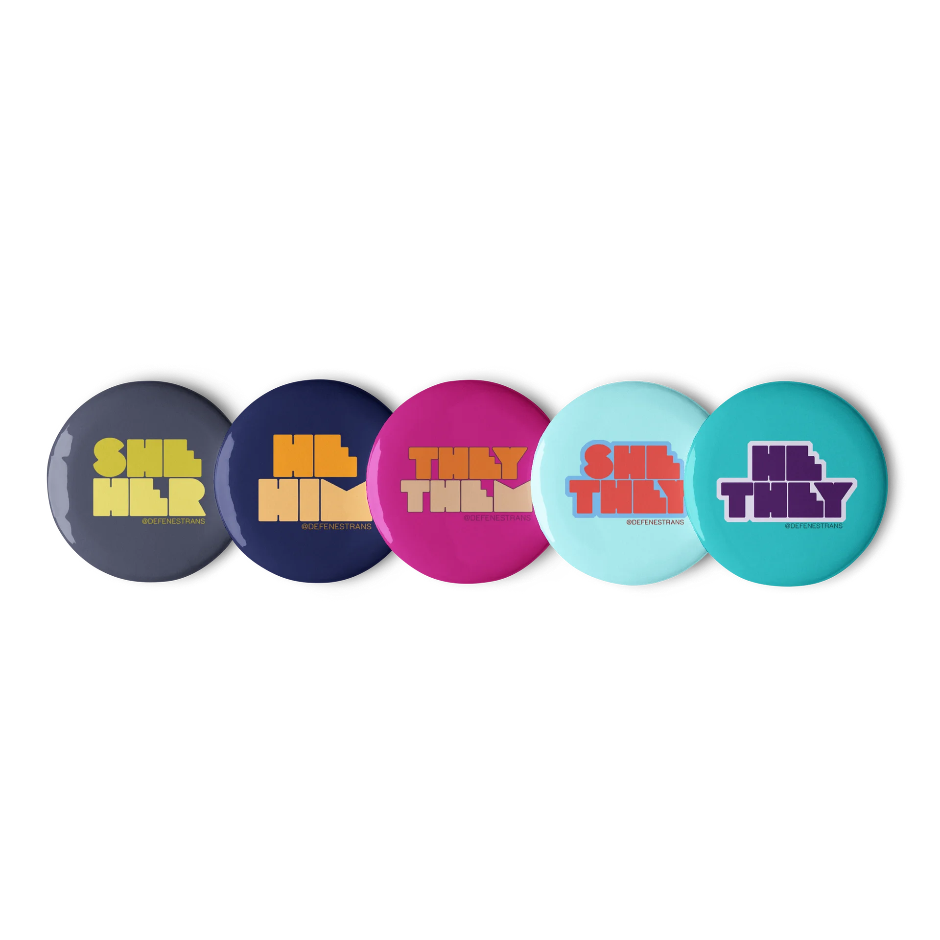 Pronoun Button Set #1 product image (1)