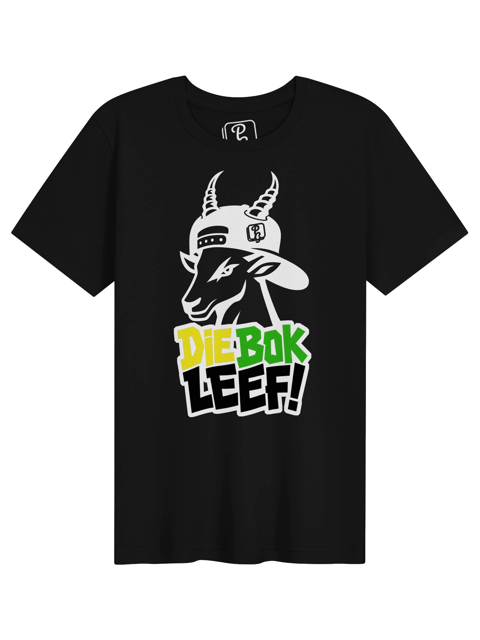 Die Bok Leef! Afrikaans Rugby T-Shirt | Plain Gedagtes South African Streetwear product image (3)