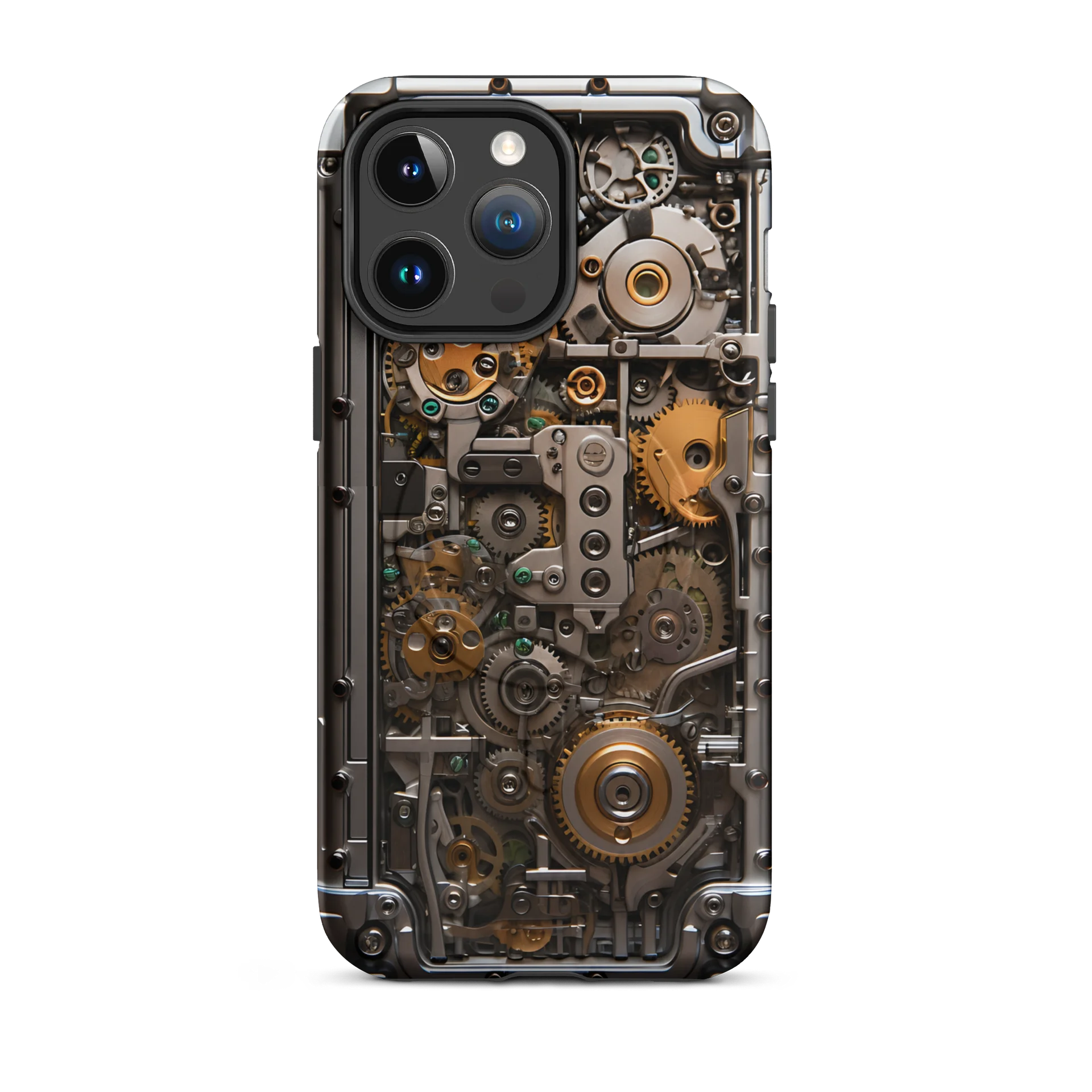 Cell Phone Mechanics - MagSafe Tough iPhone Case - Gears, Gadgets & Mechanical Tech Design product image (2)