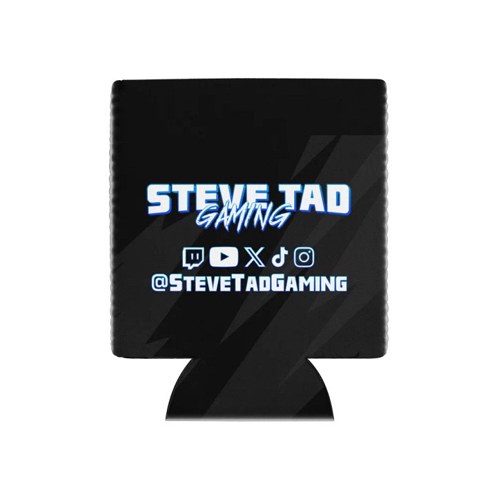 Steve Tad Gaming Black Can Coozi product image (1)