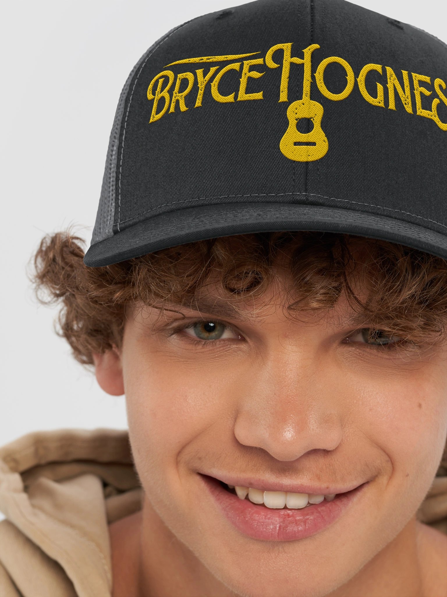 Bryce Hogness Black/Gray Trucker Hat product image (8)