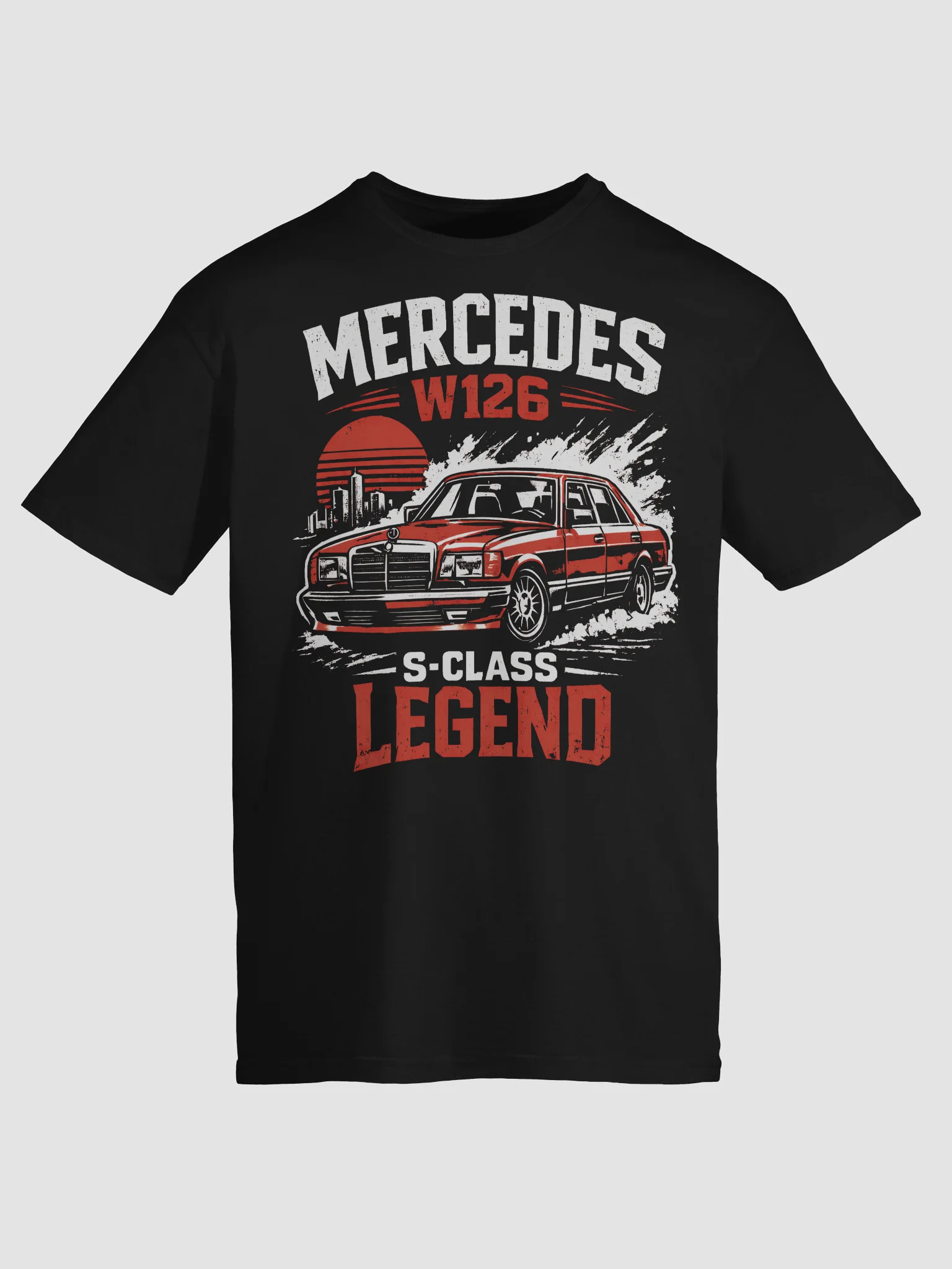 Mercedes W126 - Shirt product image (9)