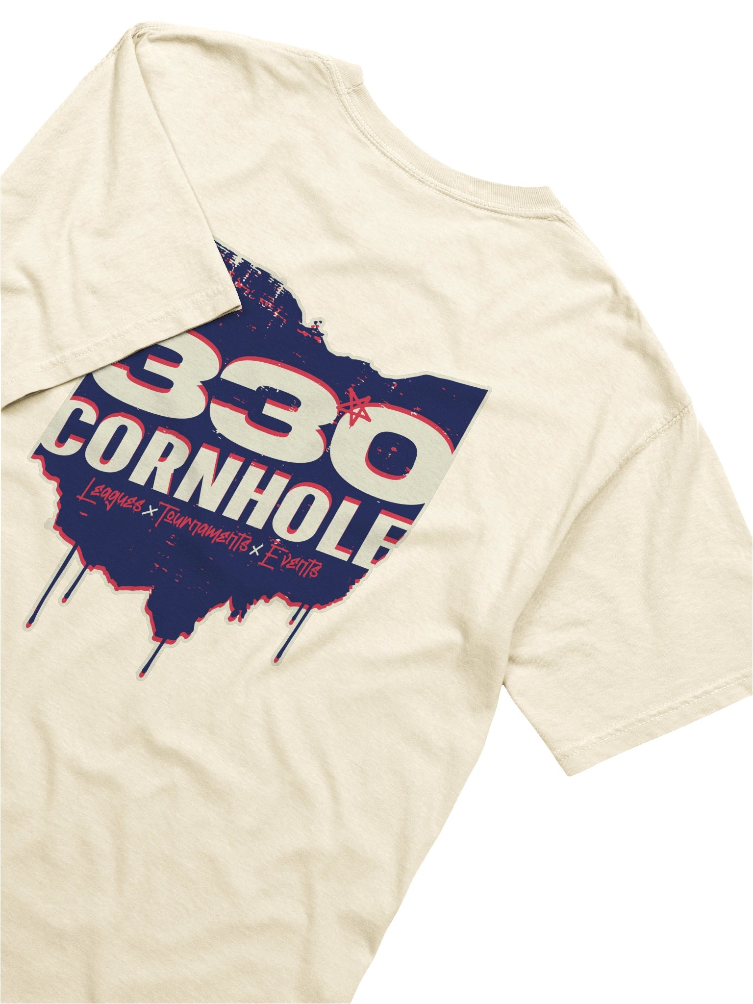 Comfort Colors 330 Cornhole Vintage Unisex Tee - Back Logo product image (61)