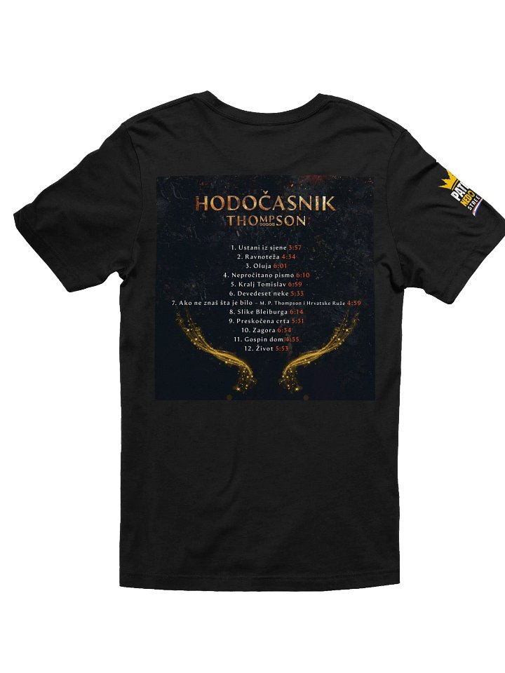 Crowned Distressed Logo T-Shirt Thompson Hodočasnik product image (3)