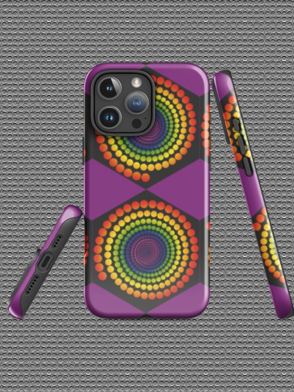 Vivid Spirals IPhone Case product image (45)