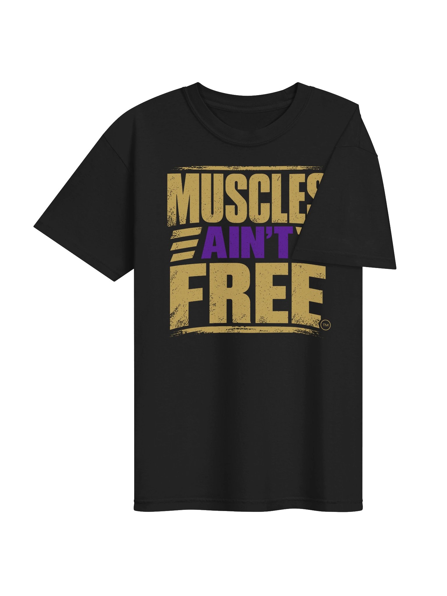 The "Muscles Ain't Free" Vintage Garment-Dyed Heavyweight Tee product image (46)