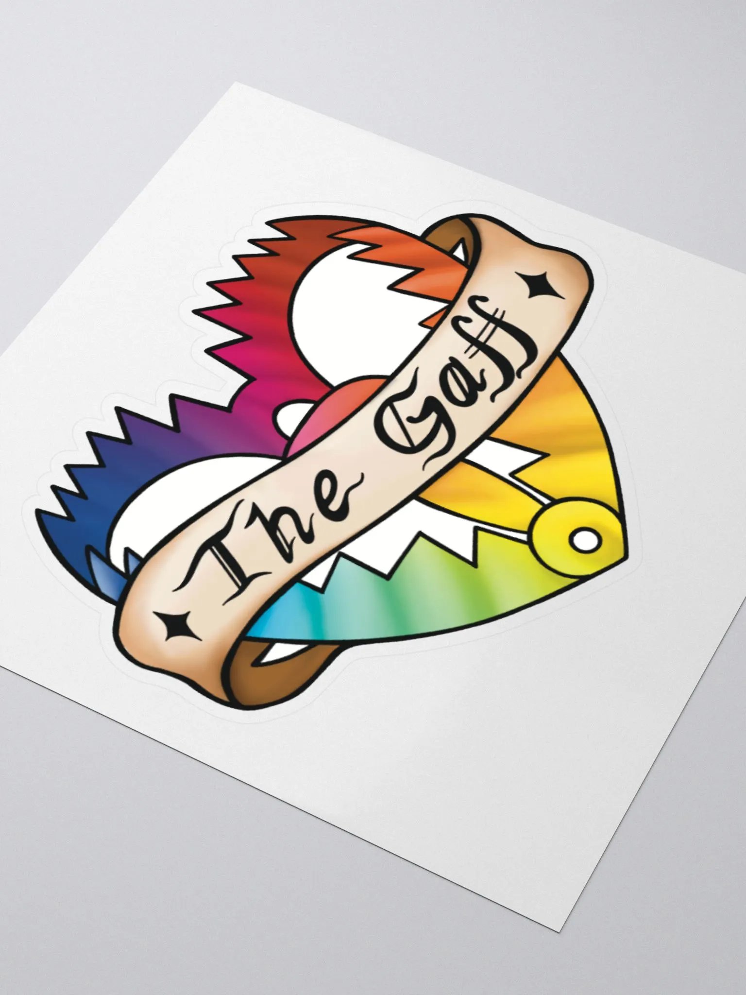 Rainbow "The Gaff" Sticker product image (3)